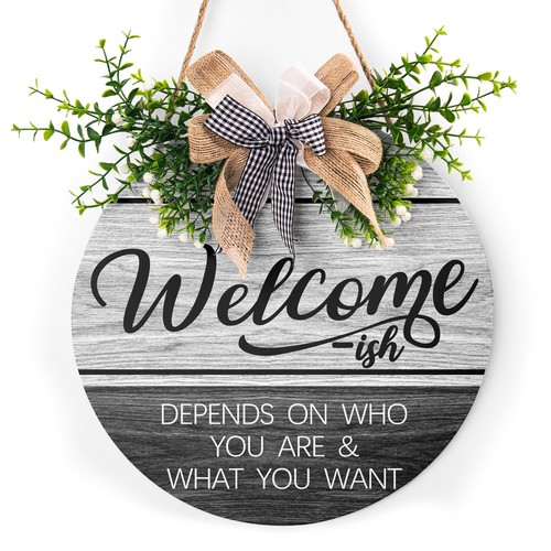 Welcome sign for front door - for,