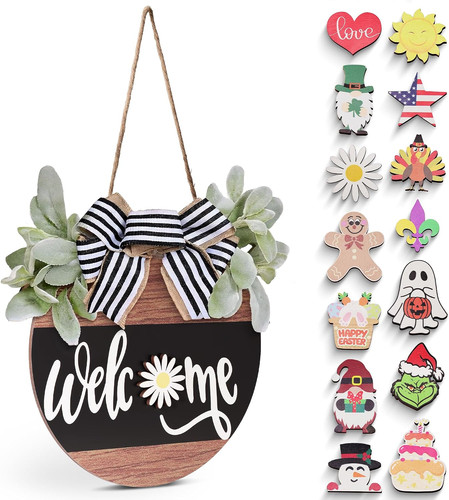 Interchangeable welcome sign - interchangeable,