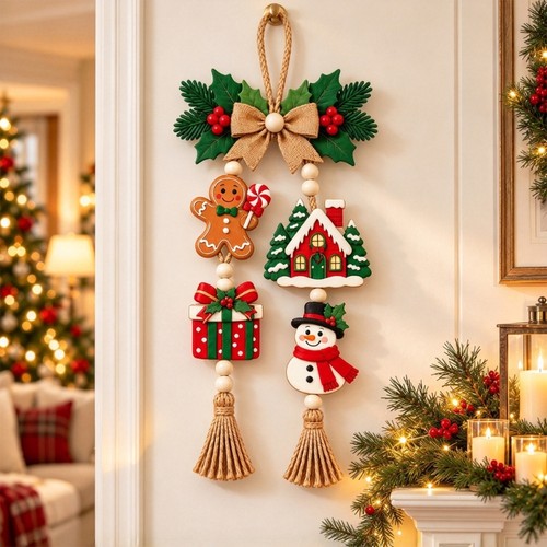 Wooden hanging plaque - wooden,