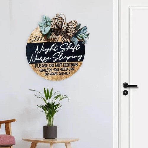 Night shift nurse welcome sign - night,