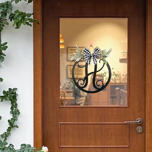 Front door hanging sign - door,