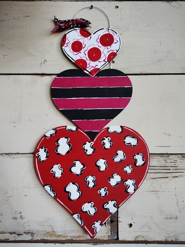 Stacked hearts valentine day - hearts,