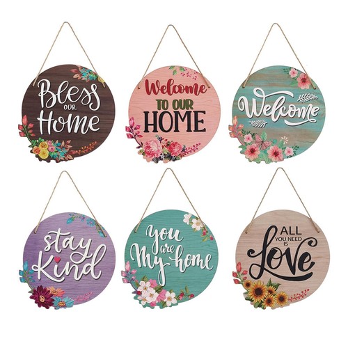 Welcome wreath sign - wreath, for