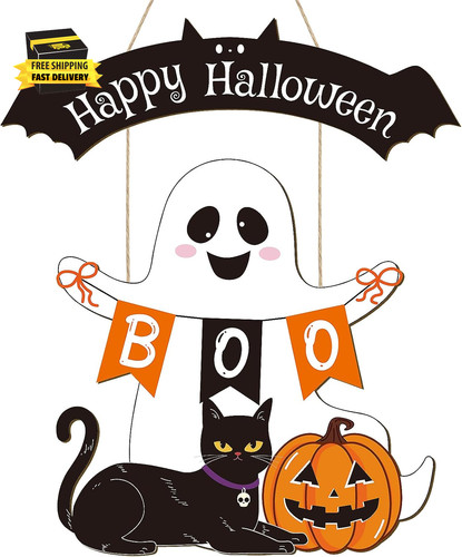 Halloween decorations wooden - halloween,