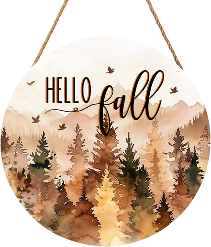 Hello fall wreath - hello,