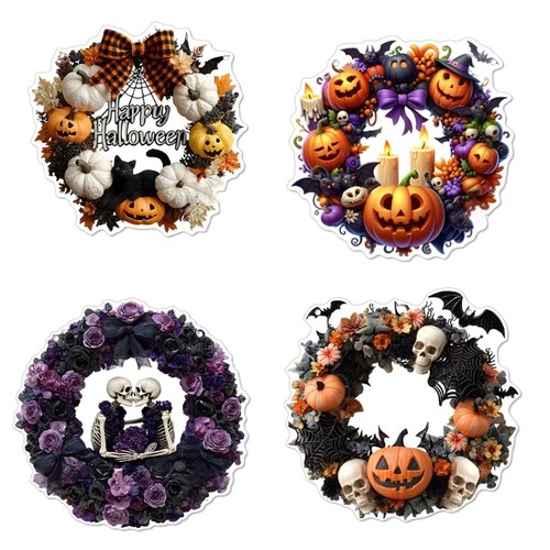 Halloween wreath decoration - halloween,