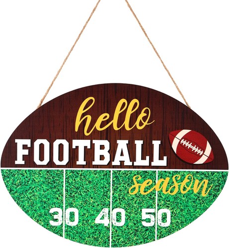 Football hanging sign for - sign,