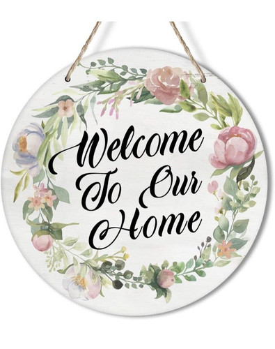 Welcome our home wreath - welcome, to