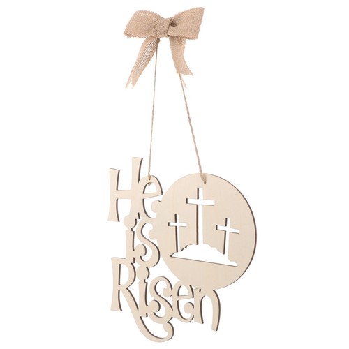 Spring wooden plaque easter - wooden,
