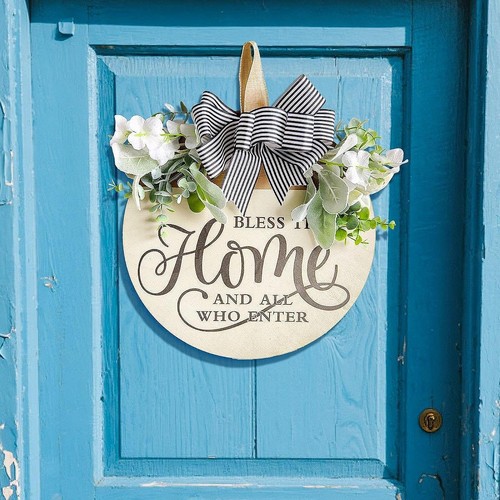 Door sign rustic design front - rustic,