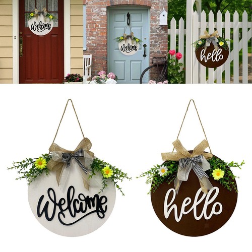 Welcome sign for - sign,