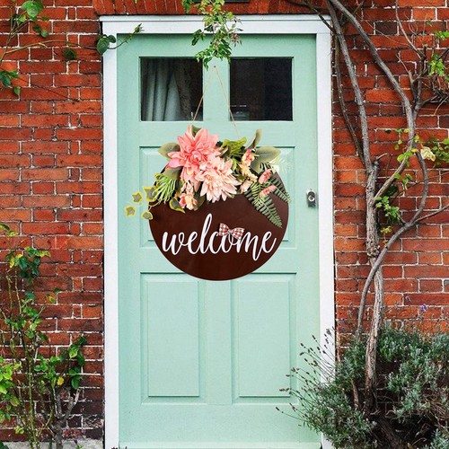 Welcome door sign hanger - sign,