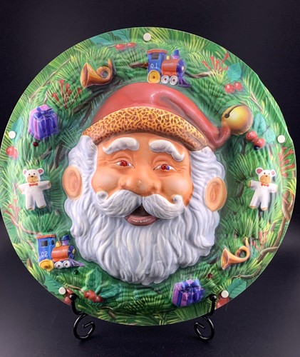 Santa face wreath - wreath, music
