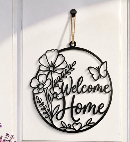 Welcome home door - welcome,