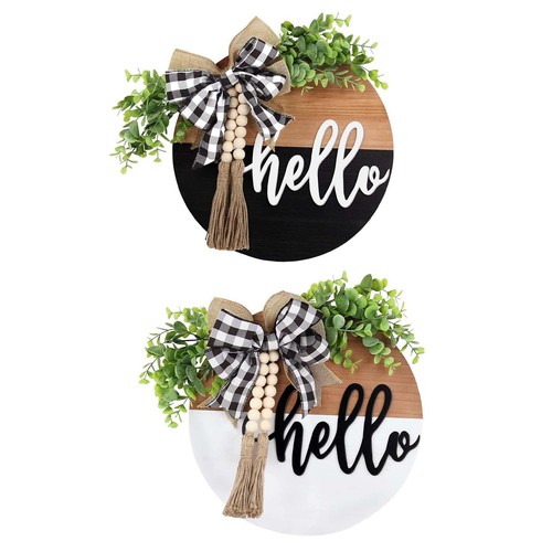 Decorative door signs round - door,