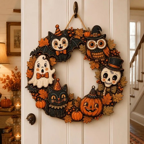 Halloween door decoration - halloween,