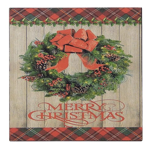 Merry christmas wreath holiday - merry,