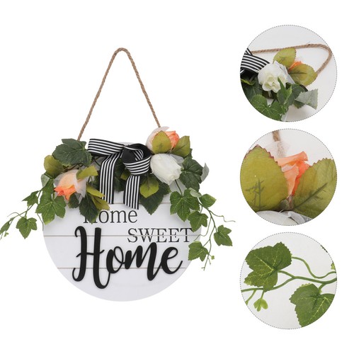 Front door wreath - front,