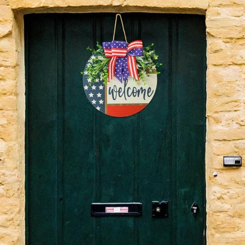 Welcome sign plaque wall art - welcome,